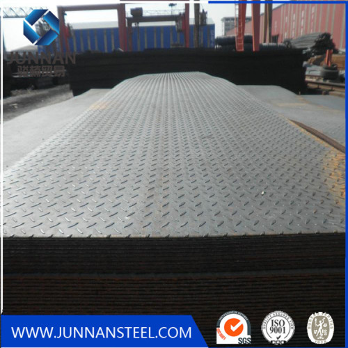 China Supplier carbon tear drop diamond checker steel plate price A36 SS400