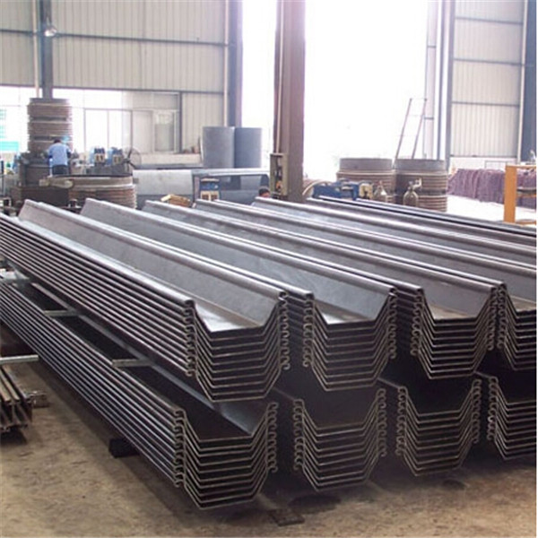 Wholesale High Quality Cold Formed U Shaped Sheet Piling Steel Sheet Pile  for Sale Manufacturer and Supplier