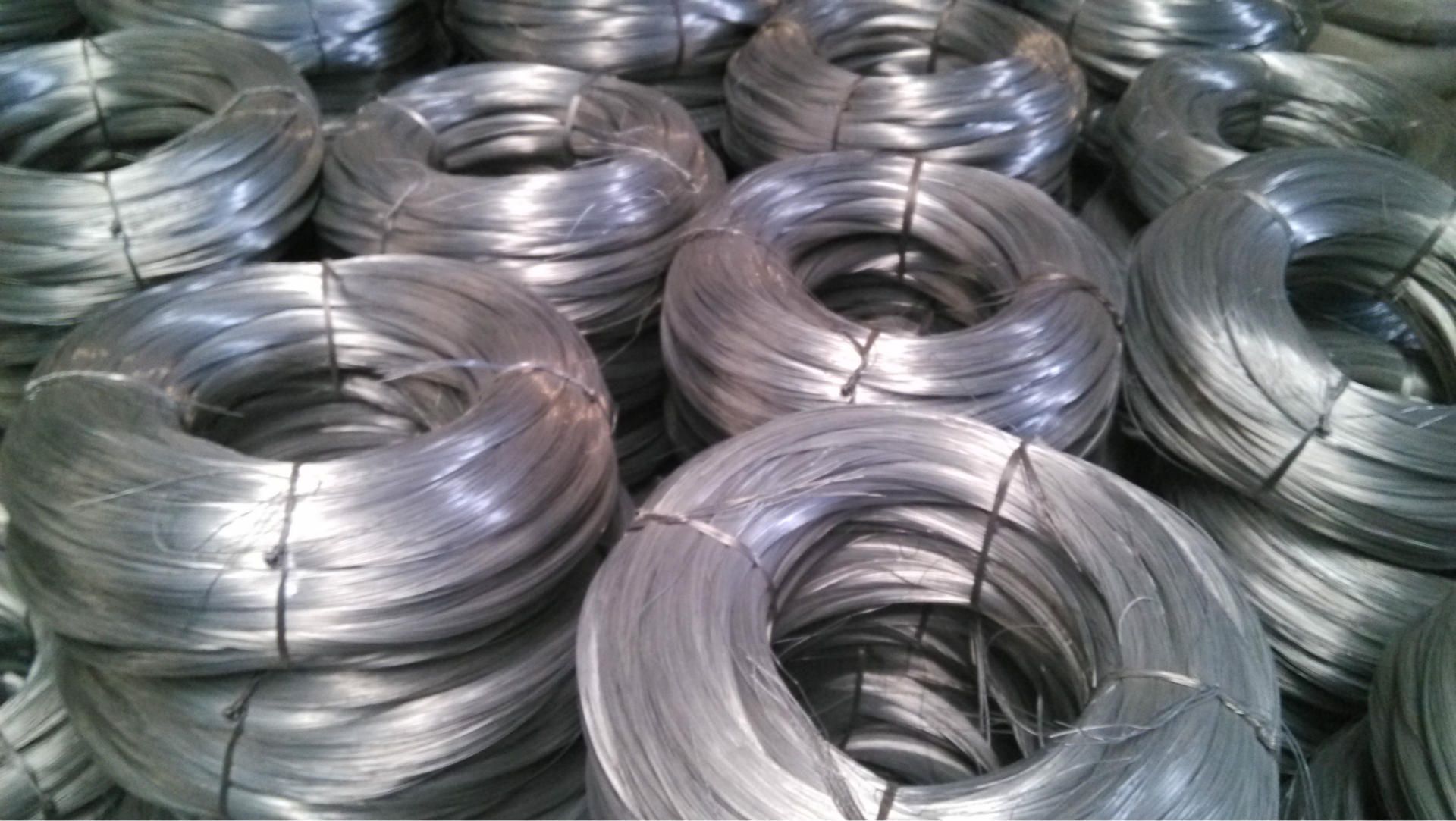 flat galvanized wire