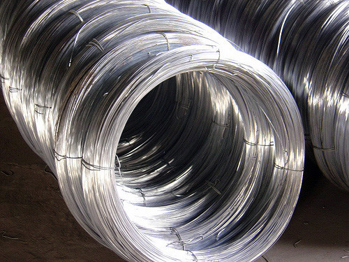 flat galvanized wire