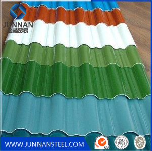 Prepainted GI steel coil / PPGI color coated galvanized corrugated metal roofing sheet in coil