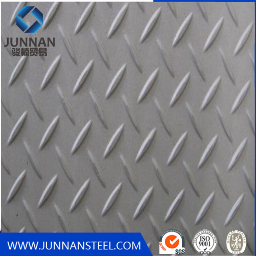 Factory hot rolled tear drop plate checkered steel plate with stock