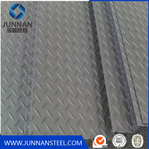 Factory hot rolled tear drop plate checkered steel plate with stock