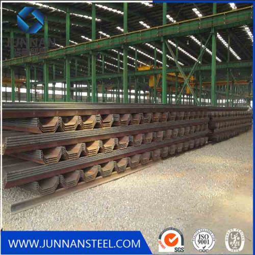Galvanized High Quality Steel Sheet Pile Used in civil engineering
