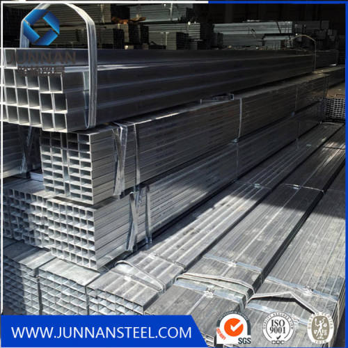 galvanized square rectangular steel tube erw carbon pipe hollow section