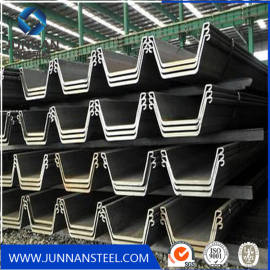 S355JR中国钢板堆销售/打桩机/二手钢板桩JIS标准FOB参考价格：获取最新价格
