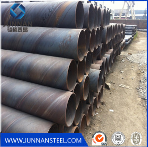 Tangshan Carbon Steel Spiral Welded Pipe Packing in Bundle