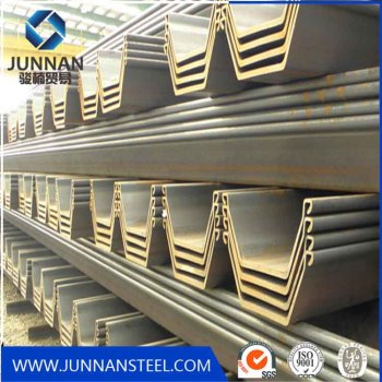 U steel sheet piles supplier with ASTM Gr50, S355JR, U sheet piling for AU24,AU 19, AU 26