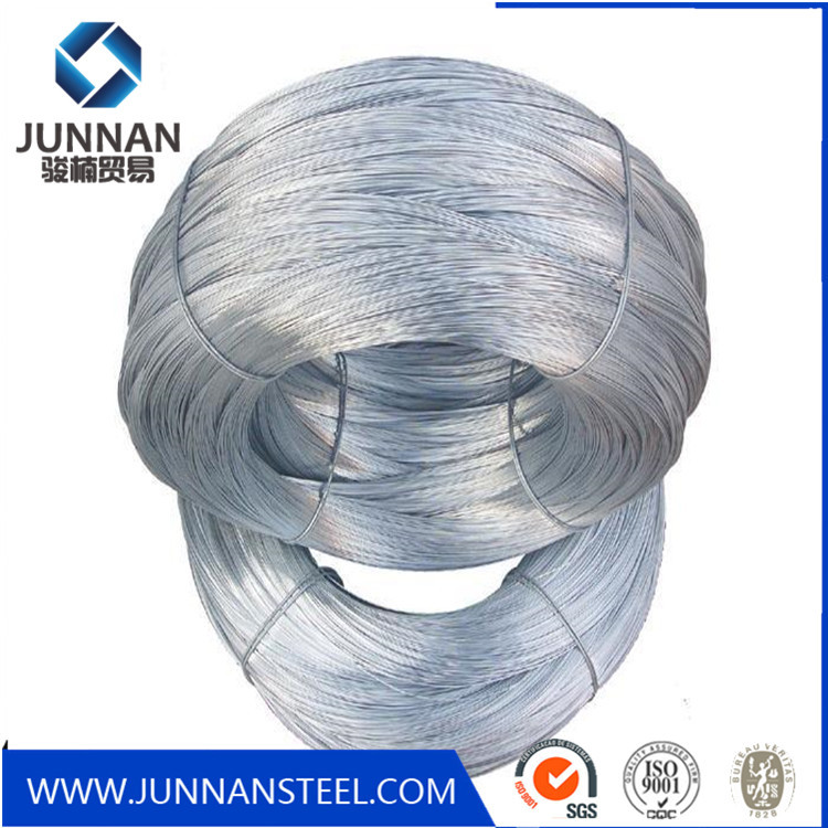 Galvanized Iron GI wire price per kg in wide fields gi steel wire Junnan Steel Wholesale