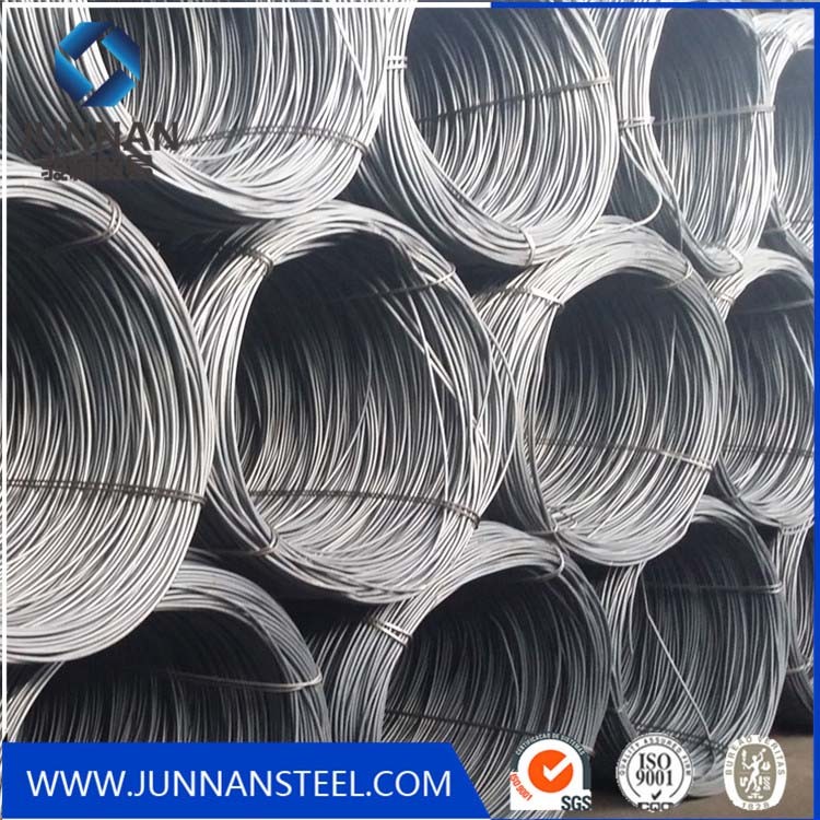 Hot rolled Steel Wire Rod in coils Q195 High Speed Wire Rod Wire rod Junnan Steel Wholesale