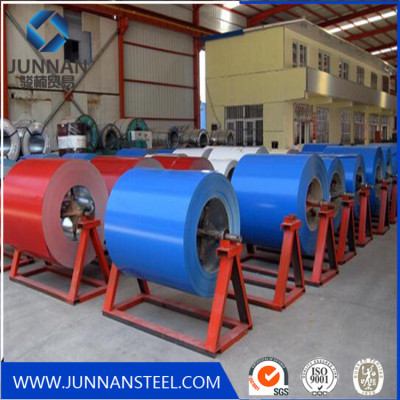 Prepainted PPGI steel coil for producing roofing sheet
