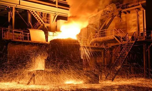 China's crude steel output increased by 9.9% in the first quarter.