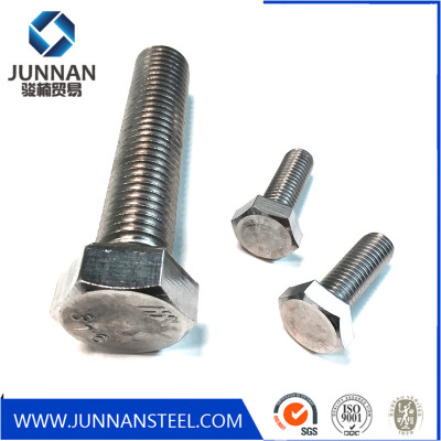 DIN933 M30/33/36 THE DONGMING 304 STAINLESS STEEL OUTER HEXAGONAL BOLT