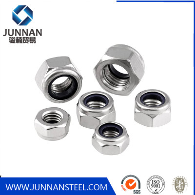 Zinc-nickel alloy DIN985 DIN982 class 8 Nylon Insert Lock Nut