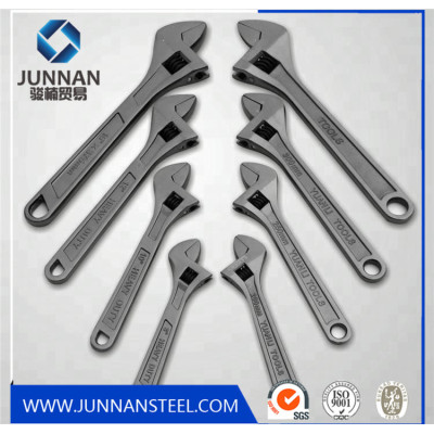 CUSTOMIZED LOGO 6 8 10 12 INCH CRV ADJUSTABLE WRENCH