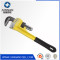 Satin chrome plated carbon Steel Heavy Duty Pipe Wrench
