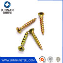 China Wholesale Self Tapping Chipboard Screw C1022 Yellow Zinc Plated Chipboard Screw