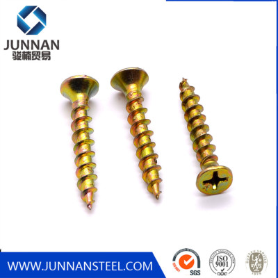 #7 coarse fine thread phosphoric drywall screw with double thread self-tapping screws needle point double threaded wood screws