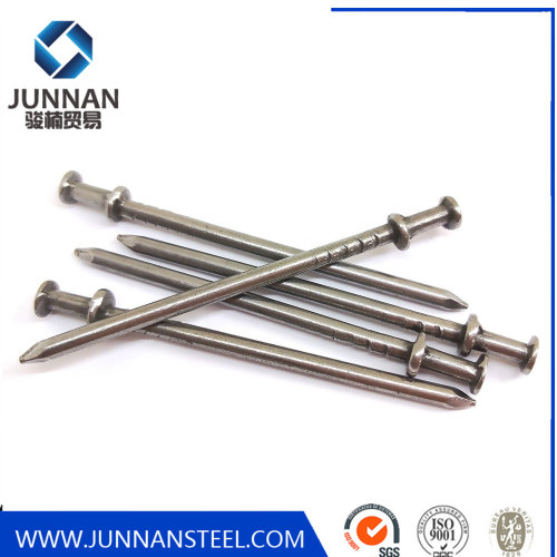 Factory Polish Galvanized nails Two Double Head Wire Duplex Nail