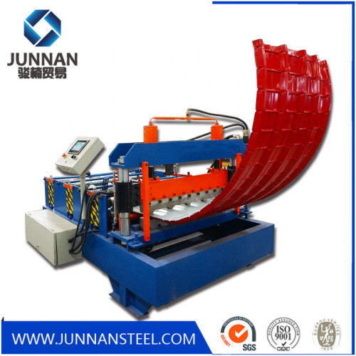 Corrugated Roof Tile Metal Sheet Roll Forming Machine in Tile Making Machinery