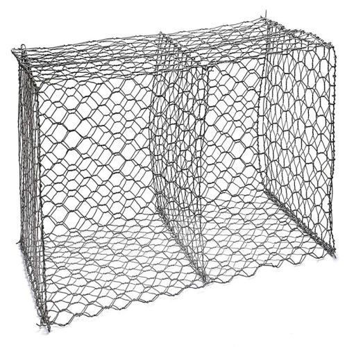 Galvanized gabion box reinforced stone cage cage park greening bingge net plastic coated gabion basket