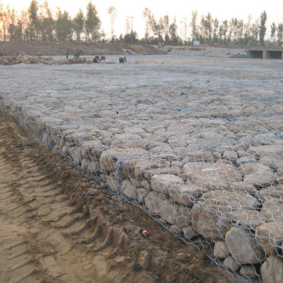 Factory prices pvc coated galvanized gabion wire mesh ZINC MATTRESS hexagonal gabion basket wall gabion box