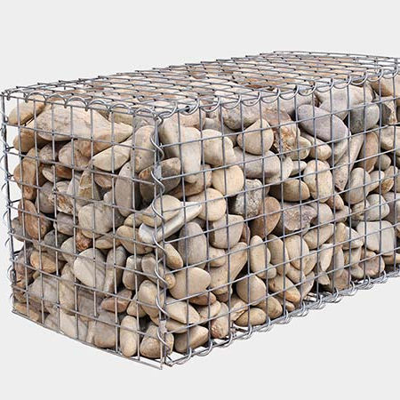 Hot Dip Galvanized Welded Gabion Box Wire Mesh Retaining Wall River Bank Gabion Basket Stone Cage Landscape Wall
