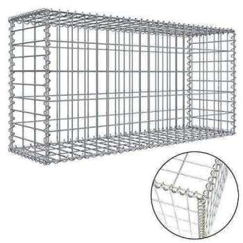 Hot Dip Galvanized Welded Gabion Box Wire Mesh Retaining Wall River Bank Gabion Basket Stone Cage Landscape Wall
