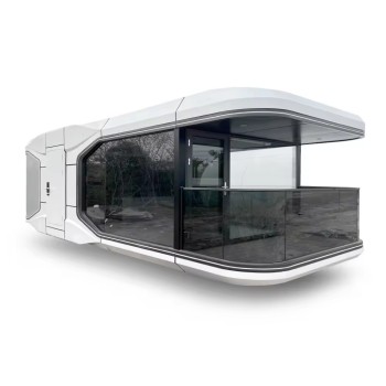 Luxury Modern Outdoor Portable Mobile Glamping Space Capsule Resort Hotel Tiny House