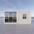 Easy assemble prefab Tiny home mobile Z type foldable flat-pack container house Prefabricate Flat Pack Container house for Sale