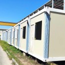 Modular mobile house container house flat pack container house is used for emergency earthquake relief