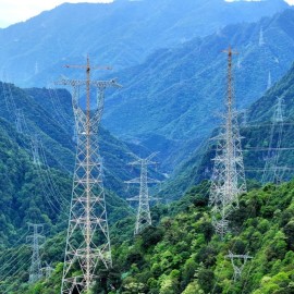 Electricity Pylon Line Pole Transmission Lattice Steel Angle Tower