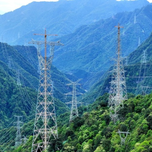 Power Transmission Tower 220kv High Voltage Power Electric Transmission Tower