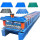 ZKRFM Trapezoidal Roof Tile Making Machine Trapezoidal Roof Sheet Roll Forming Machine Steel Motor Gear Bearing Pump ISO CE Certified 380V
