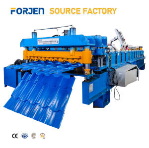 Automatic Glazed Tile Roll Forming Machine for Galvanized Roofing Sheet Production