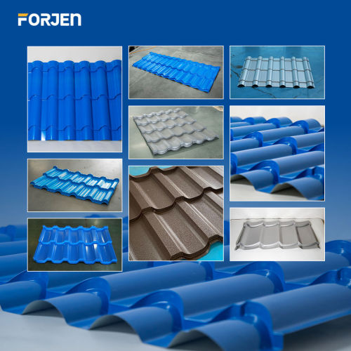 Automatic Glazed Tile Roll Forming Machine for Galvanized Roofing Sheet Production