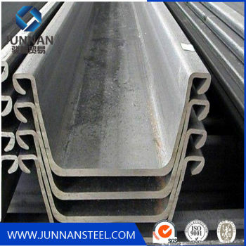 Prime Hot Rolled U Type Steel Sheet Pile SY295 Q345B for Cofferdam and Harbor Construction