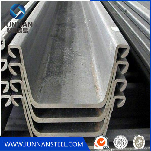 Prime Hot Rolled U Type Steel Sheet Pile SY295 Q345B for Cofferdam and Harbor Construction