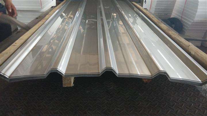 Corrugated steel roofing sheet