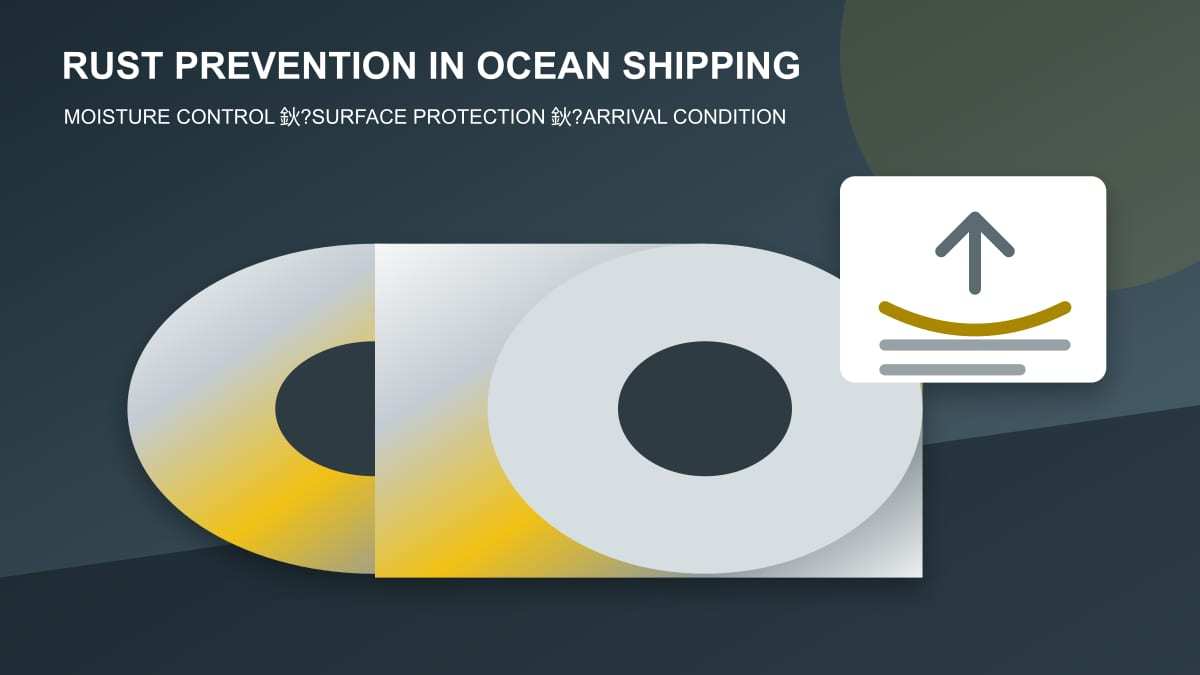 Galvanized Coil Rust Prevention During Ocean Shipping