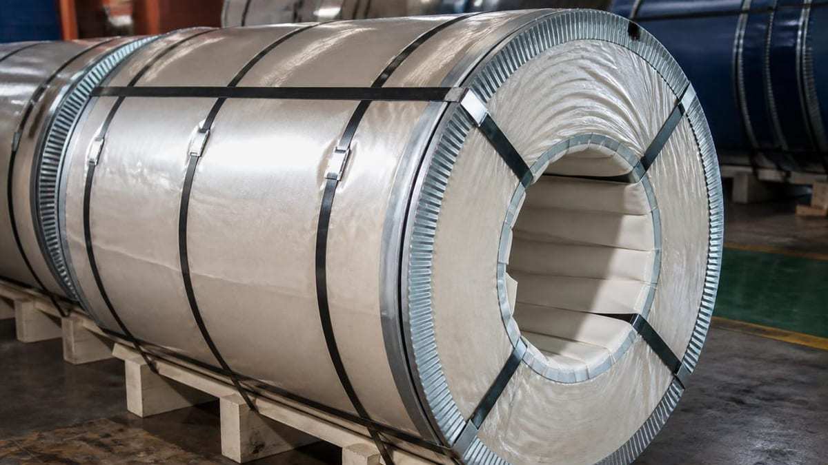 PPGI coil waterproof wrapping metal edge protectors straps and export skid