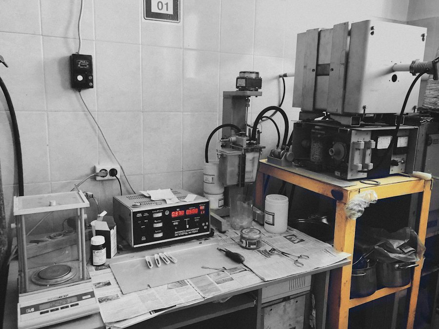 Industrial laboratory equipment used for material testing and quality control