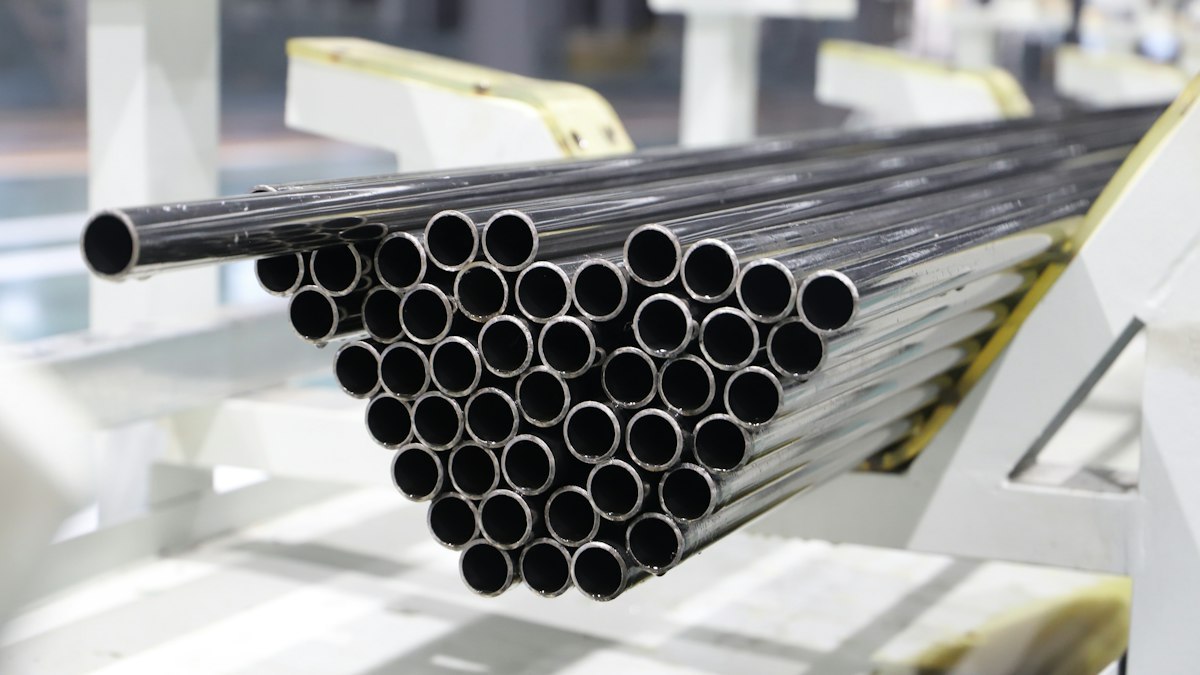 Illustrative round metal tube production inventory; ASTM specification must be verified from MTC and purchase documents