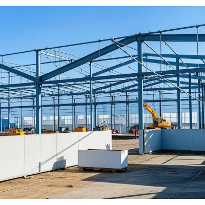 Prefabricated Design Building Self Storage Hall Workshop Steel Structure Warehouse Build