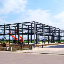 Q235B Q355B Industrial Design Steel Structure Metal Warehouse Hot-DIP Galvanized Prefabricated Workshop