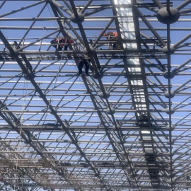 Environmentally Friendly Prefab Grid Space Frame Steel Structure Warehouse Building
