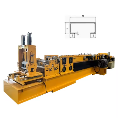 Automatic Width Adjustable  Steel Framing Profile C  Purlin Cold Roll Forming Machine