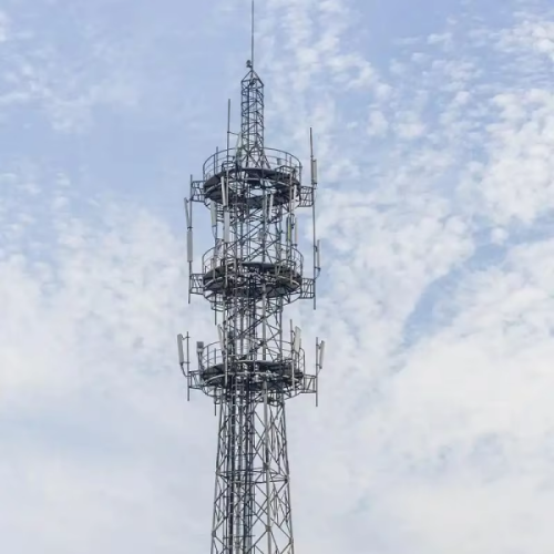 Galvanized Steel Telecommunication Tower and Product Self-supporting 4-leg Angle Steel Communication Tower
