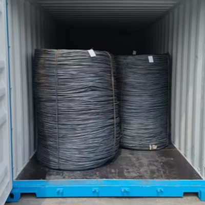 Wire rod coil strapping