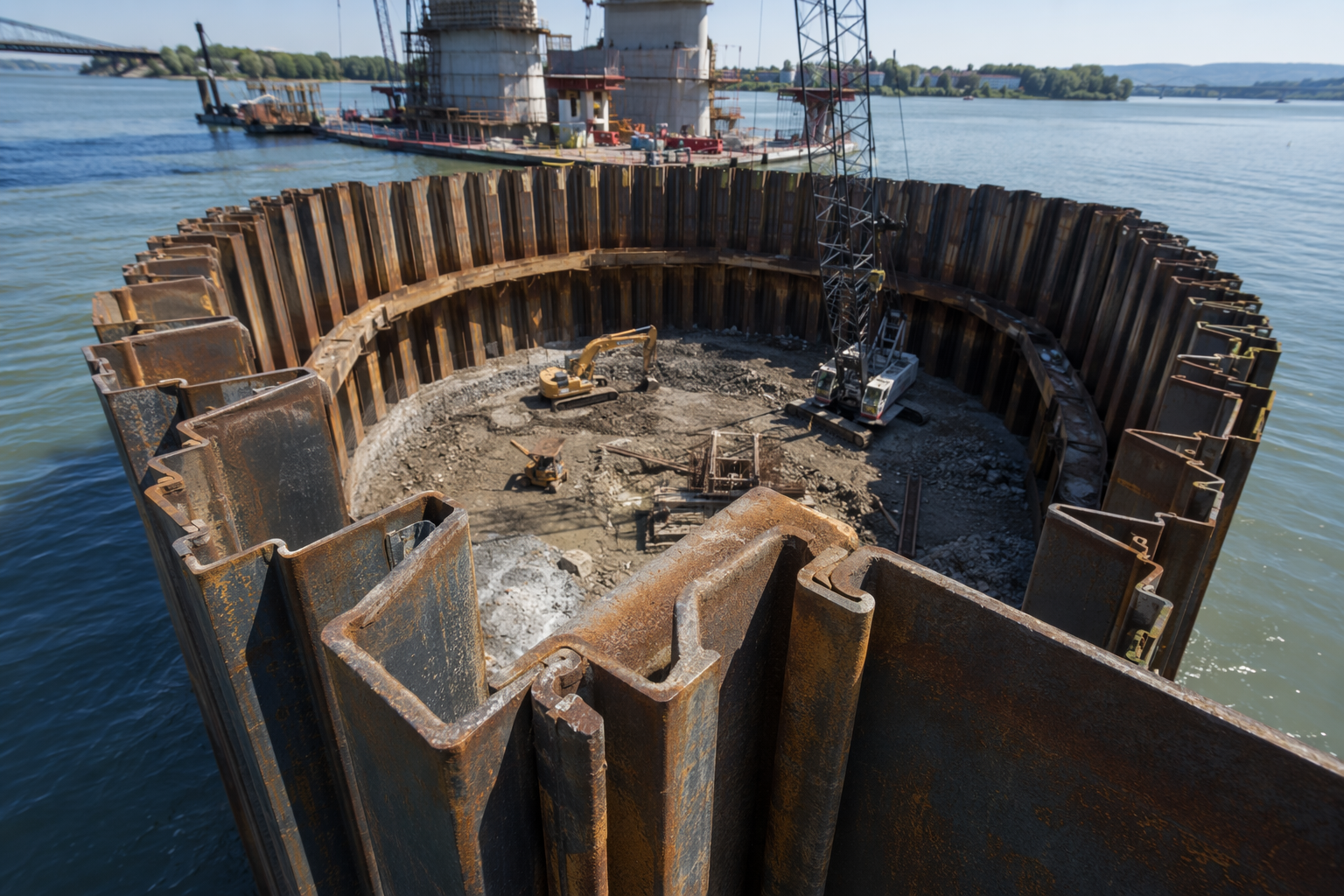 Cofferdam & Retaining Wall